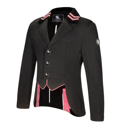 China High Quality Custom Kids Equestrian Horse Riding Jacket Stylish Tail Coat Equestrian Dressage Front Pocket Boy girl Show Jacket TEENAGER for sale