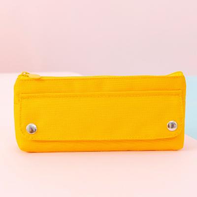 China Cute Large Capacity Waterproof Pocket School Stationery Pencil Bags Student Waterproof Oxford Cloth Pencil Case for sale