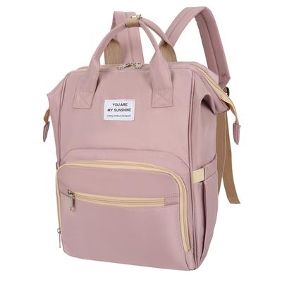 China Anti-theft Diaper Bag Multifunctional Baby Designer Mummy Bag Cute Backpack For Outdoor Travel OEM Custom Waterproof Mommy Bag for sale