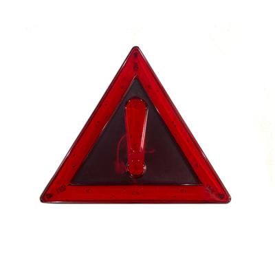 China Plastic+Metal Reflective Car Emergency Accident Triangle Hip Safety Warning Road Sign for sale