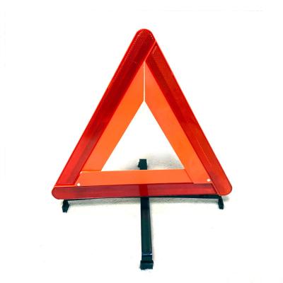 China Folding Car Safety Sign Plastic+Metal Tripod Tripod Warning Triangle for sale