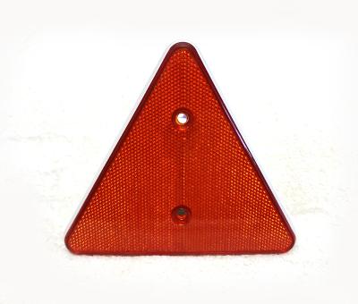 China Plastic wholesales reflective triangle for van truck trailer high visibility traffic warning reflector for sale