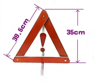 China Metal+Plastic Wholesales Vehicle Reflective High Visibility Traffic Emergency Triangle Warning Reflector for sale