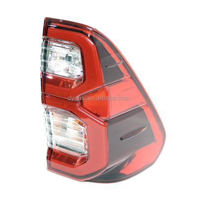 China 2021 Hi-Lux Plastic Tail Light LED Rear Lamp For Toyota Hilux Revo Rocco Double Cab Invincible Official Accessories Rogue for sale