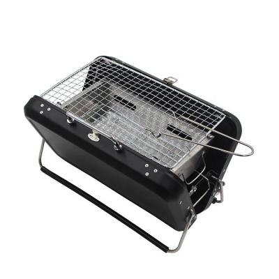 China Latest Design Portable Outdoor Folding Easily Assembled Mini Handbag Barbecue Box Grill Portable Stainless Steel for sale