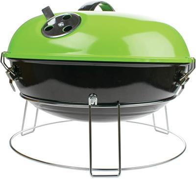 China Outdoor Round Kettle BBQ Grill Adjustable Height Small Mini Line 14 Inch Foot Potato Charcoal BBQ Grill for sale