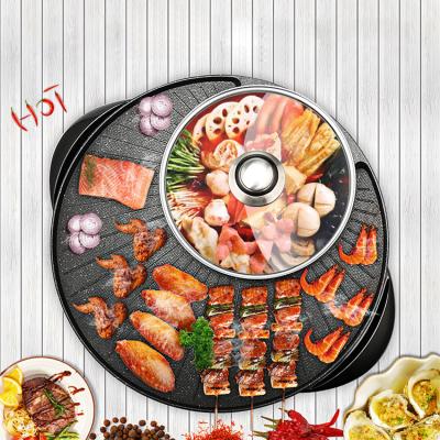 China Portable Electric Adjustable Height BBQ Grill Grill Grills Multi Function Electric Grill Pan for sale