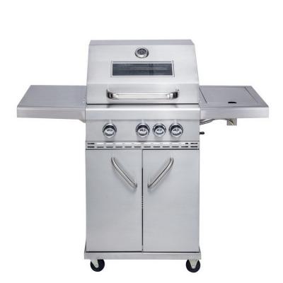 China Professional Manufacturing 2020 Height Adjustable 4 Burners CE Gas BBQ Grills for sale