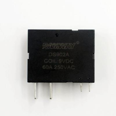 China Ramway DS902A 60A Sealed Latch Relay with Auxiliary Relay for sale