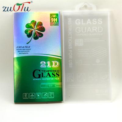 China Recyclable Customized Key Card Paper Phone Screen Protector Packaging / Tempered Glass Package for sale