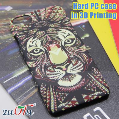 China 3D water transfer printing fashion PC cell phone back cover 3D water transfer printing for iphone for sale