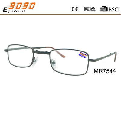 China New design high quality fashionable reading glasses ,made of metal frame for sale