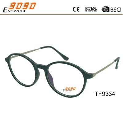 China 2018 New arrival and hot sale of tr90 Optical frames with metal temple and plastic tip for sale