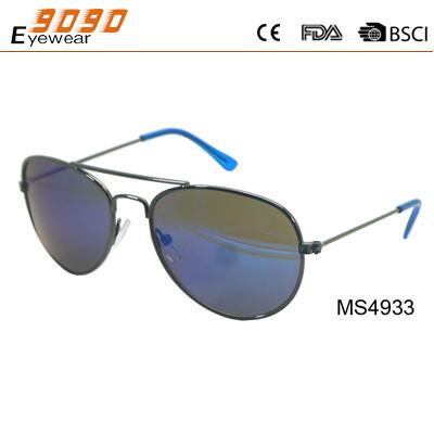 China New arrival and hot sale of metal sunglasses, UV 400 Protection Lens for sale