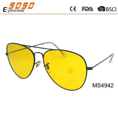 China Sunglasses with metal frame, new fashionable designer style, UV 400 Protection Lens for sale