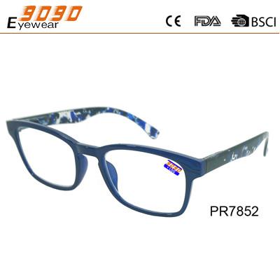 China New style fashion competitive price Color plastic reading glasses, spring hinge for sale