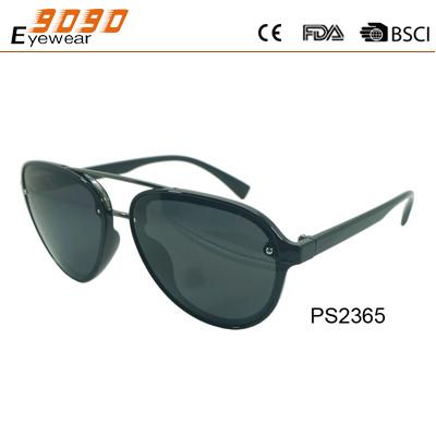 China Fashionable sunglasses with top bar on the frame,suitable for men and women for sale