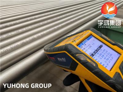 China ASTM B407 Incoloy 800 N08800 Tubo de intercambiador de calor de aleación de níquel para hornos de recocido en venta