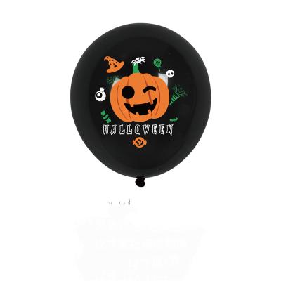 China Indoor Decoration Halloween Decoration Printing Pumpkin Balloon Party Balloon 2.8g 2.8g Thickening Latex Balloon for sale