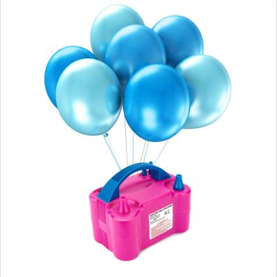 China Double Hole Inflator Pump Plastic Electric Balloon Pump Balloon Electric Balloon Pump for sale