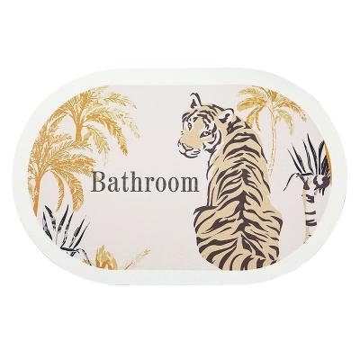 China Non-Slip Non-Slip Bathroom Mats Amazon Hot Sell Mud Foot Floor Mat Fast Water Drying Diatom Foot Protection Bath for sale