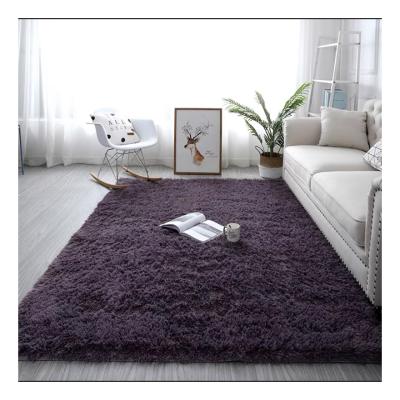 China China Polyester Long Blankets Anti-Slip Fluffy Decorative Home Cutoms Carpet Fluffy Blankets for sale