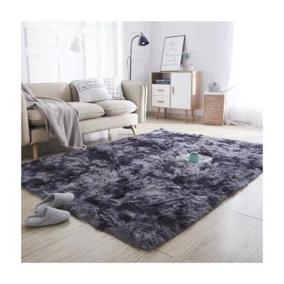 China Europe Style Anti-Slip Simple Soft Indoor Modern Area Rugs Large Shaggy Patterned Fluffy Carpets Suitable Rugs for sale