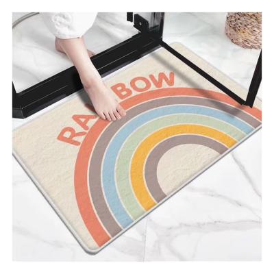 China Washable Our Company Wholesale Custom 3d Printing Picture Carpet Foot Covers for sale