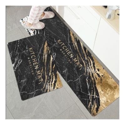 China Anti-slip our high quality crystal kitchen kitchen company export 3d velvet anti-slip mats for sale