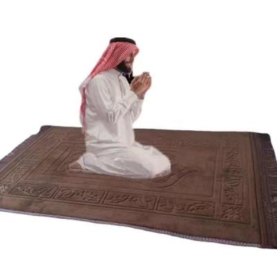 China Tianjin anti-slip carpet fiber cloth prayer rug good quality lslamic cover rug cover for sale