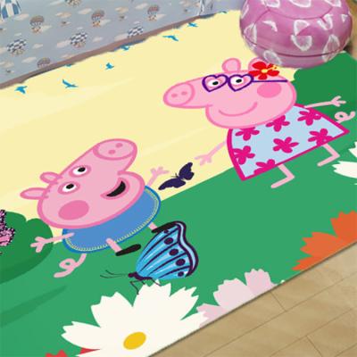 China 3D Printing Kids Blankets And Living Room Anti-Slip Custom Rugs for sale