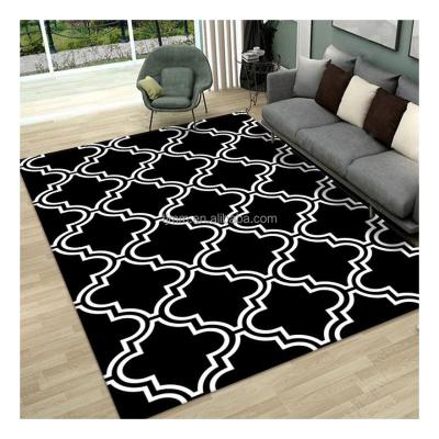 China High Quality Anti-slip Bedroom Living Room Tianjin 3d Printing Custom Blanket Rug for sale