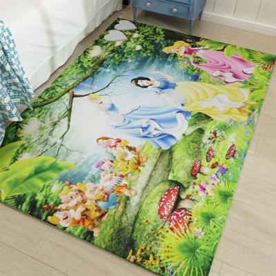 China Stain Design Cartoon Kids Room Rug Resistant Cute Low Price Custom Cartoon Blanket For Bedroom,Decorative,Bathroom for sale