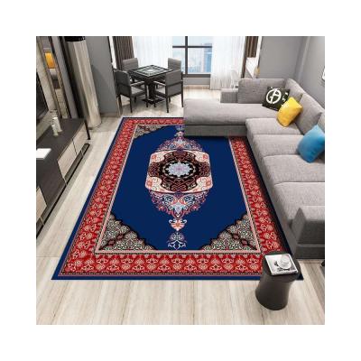 China 3D Anti-Slip Printing Shaggy Custom Crystal Velvet Rug Anti Slip Washable Area Rug Microfiber Carpet Covers for sale