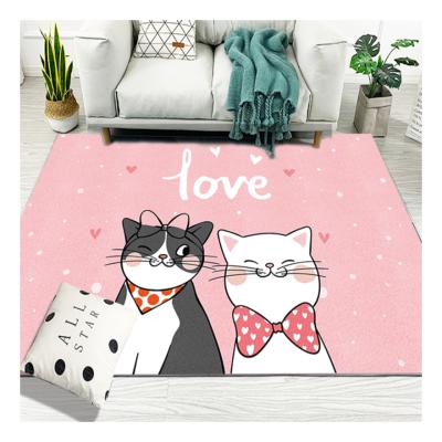 China Wholesale Kids Anti-slip Bedroom Tianjin Area Rugs Decorative Floor Mats Blankets for sale