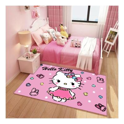 China Anti-slip Polyester 3d Blanket Kids Animal Print Kids Rugs Play Mat For Kids for sale