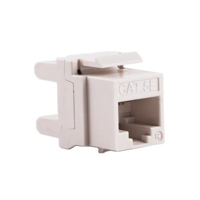 China PC+Phosphor Bronze RJ45 Cat6 Jack UTP 8P8C RJ45 Coupler Module Keystone Connector Snap-in Connector Network Coupler Ethernet Wall RJ45 Jack for sale