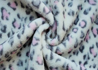 Cina Stabilità del colore ignifuga 2.5-3.5 del leopardo della stampa del tessuto alla moda del vello in vendita