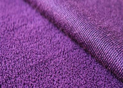 China 160-330gsm Anti - Static Recycled Fleece Fabric Purple For Bedding Set for sale