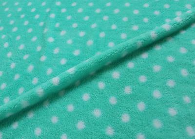 China 28 Needles Density Printed Polar Fleece Fabric , Kids Fleece Fabric Waterproof for sale