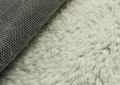 China White Color Berber Fleece Sherpa Fleece Fabric Super Soft Warm Cloth Lining Fabric for sale