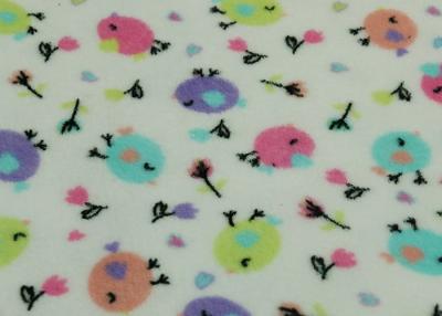 China Farland Cute Colorful Coral Fleece Fabric With SGS Certification for sale