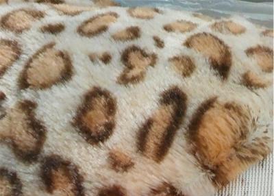 China Customized Animal Skin Print Fabric , Leopard Cotton Fabric PV-138 for sale