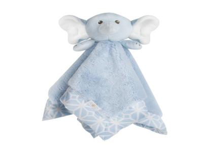 China Lovely Mutiple Fuction Infant Security Blanket Blue / Grey Color for sale