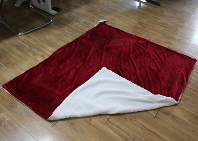 China Luxurious Double Sided Fleece Blanket Soft , Comfort Blankets For Adults for sale