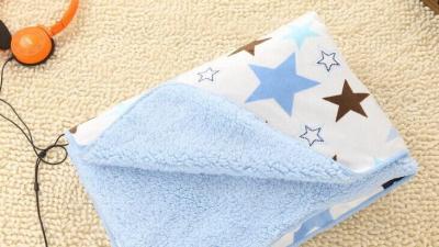 China Flammhemmende wasserdichte gestrickte Polyester-Baby-Decken-Baby Swaddler-Druckdecke zu verkaufen