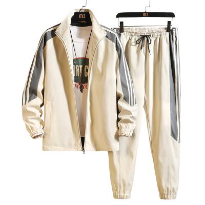 China Custom Breathable High Quality White Stripe Side Jacket Running Zipper Up Sweatsuit Men's Hoodies for sale