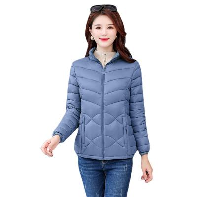 China QUICK DRY cotton fashion winter zip up puffy stripper crop leather jackets for women 2021 for sale