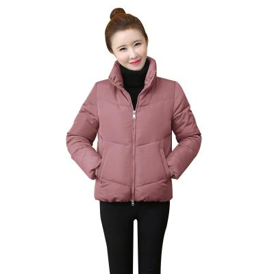 China QUICK DRY Shiny Stripper Cropped Winter Clothes Bubble Anorak For Tops Coat Women Jacket for sale