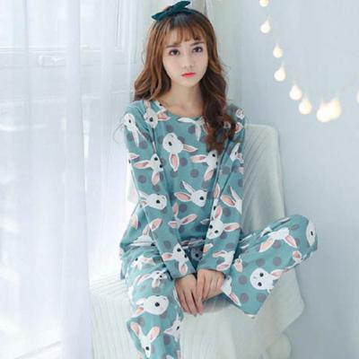 China QUICK DRY Custom Designer Women's Cotton Polyester Set Pants Family Plus Size Ladies Pajamas for sale